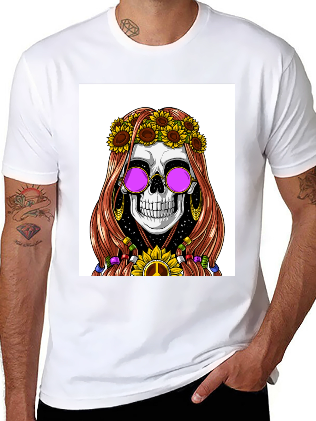 Skull Sunflower T-Shirt