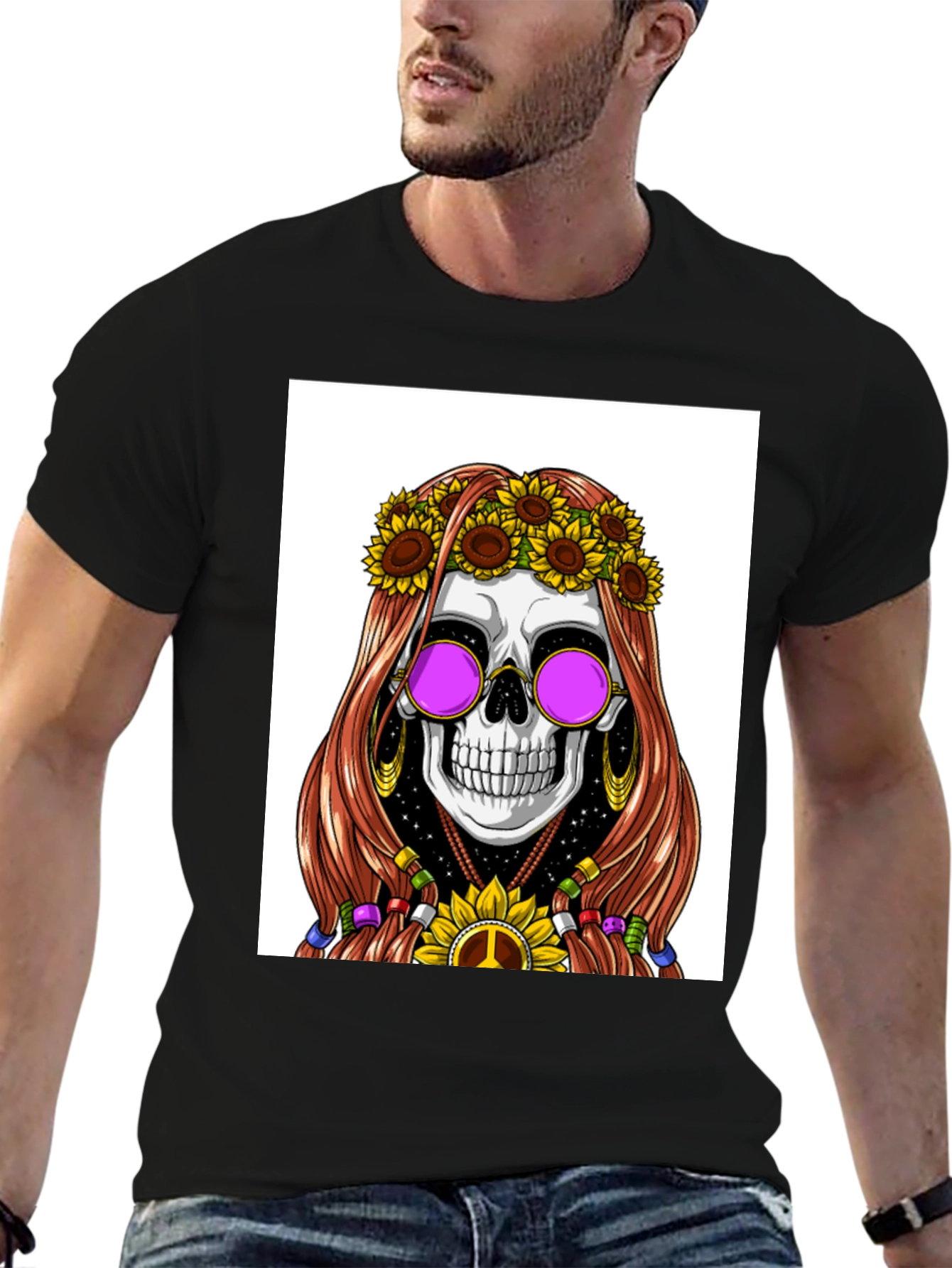 Skull Sunflower T-Shirt