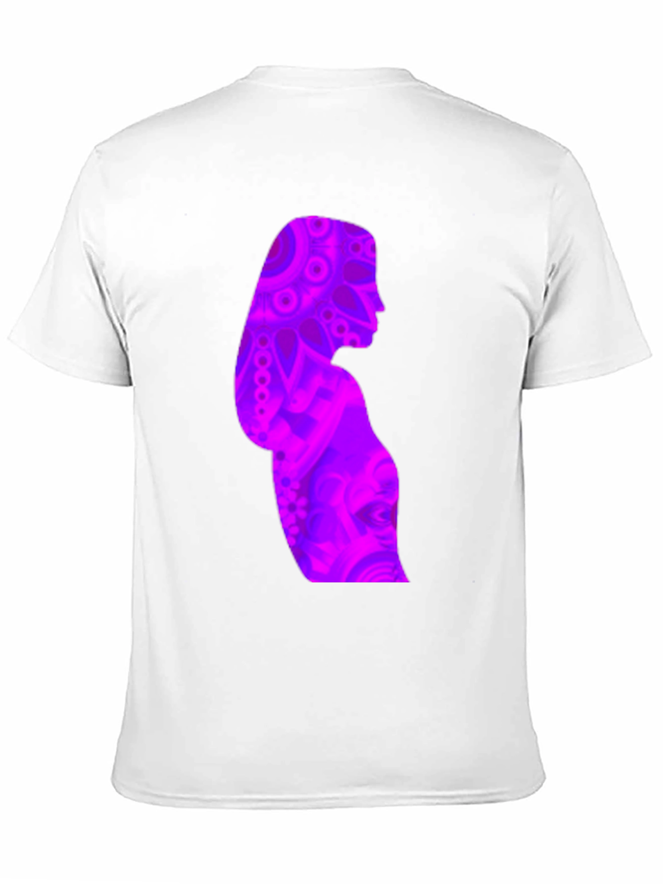 Woman Silhouette Graphic Print Black T-Shirt