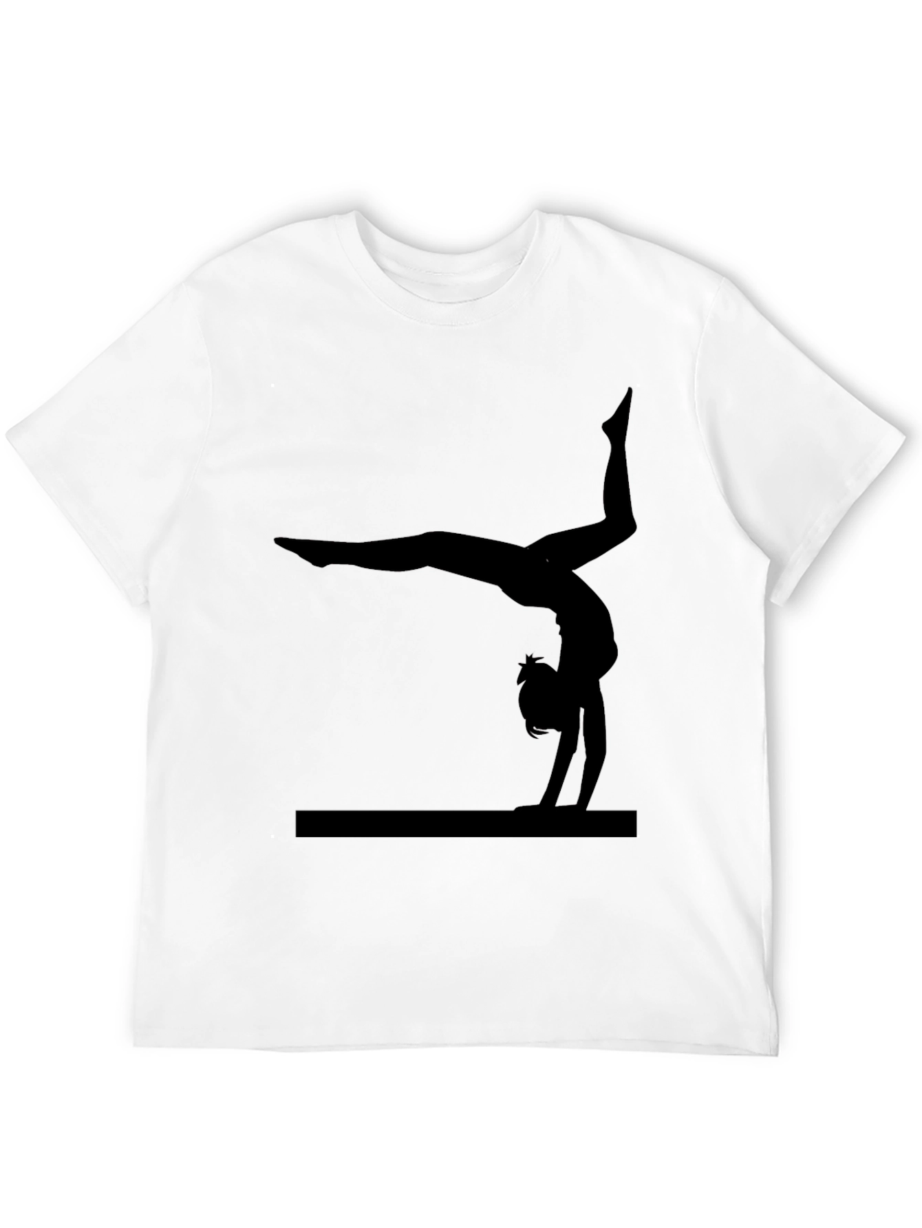 Gymnastics Silhouette Black T-Shirt
