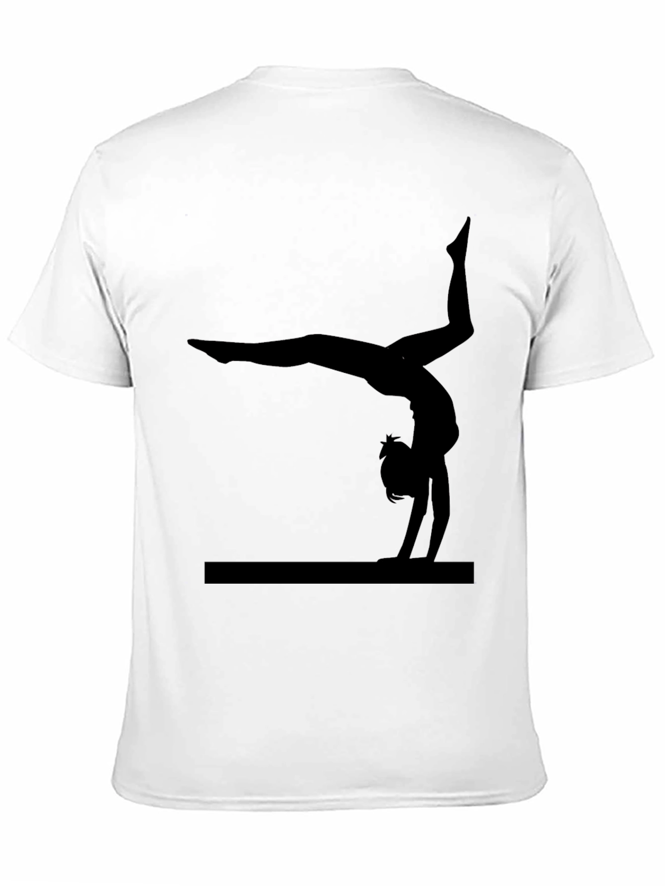 Gymnastics Silhouette Black T-Shirt