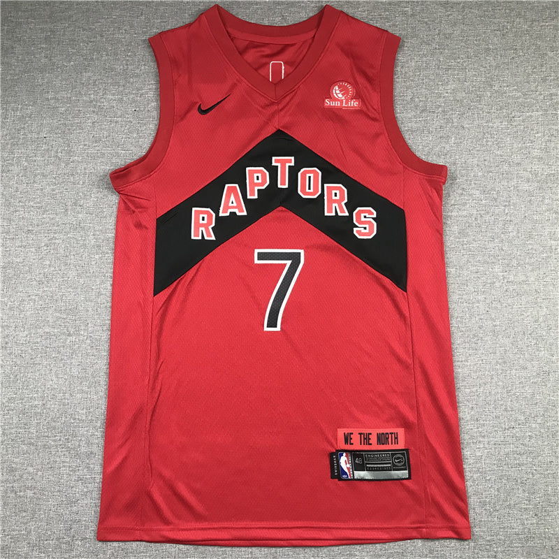Men's Toronto Raptors Kyle Lowry Red 2021/22 Diamond Swingman Fashion Jerseys