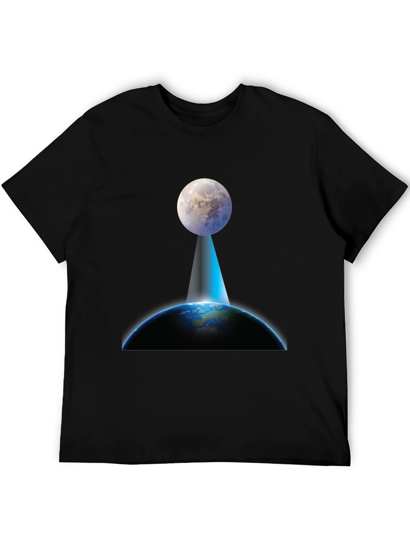 Earth to Moon Graphic Tee - Cosmic Design