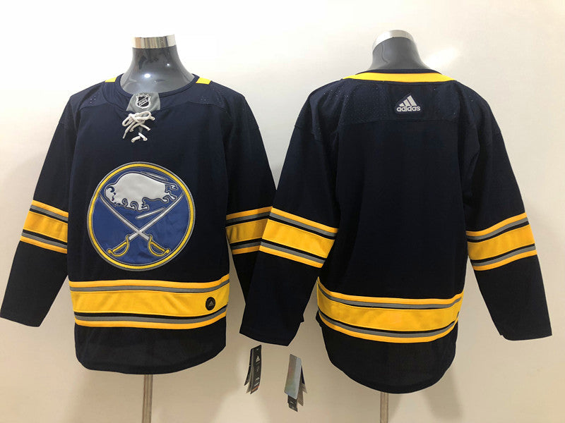 Men's Buffalo Sabres Black Blank Jerseys