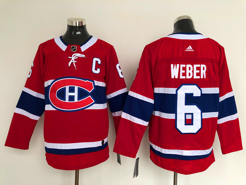Men's Montreal Canadiens Shea Weber #6 Red Player Game Jerseys