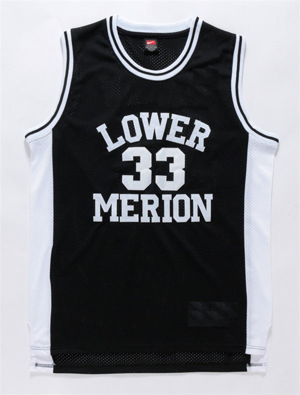 Men's Los Angeles Lakers Kobe Bryant #33 Lower Merion High School Jerseys Black