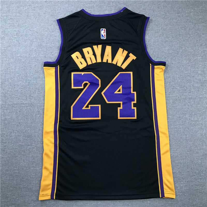 Men's Los Angeles Lakers Kobe Bryant Black #24 Swingman Player Jerseys
