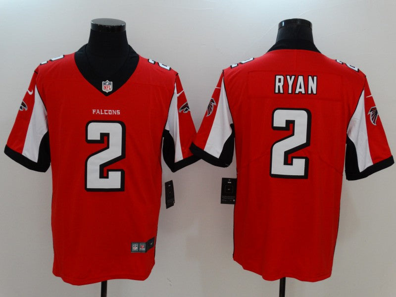 Men's Atlanta Falcons Matt Ryan #2 Red Game Jerseys
