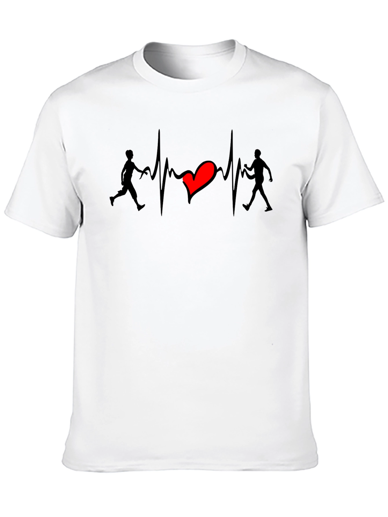 Heartbeat Runner T-Shirt - Love to Run!