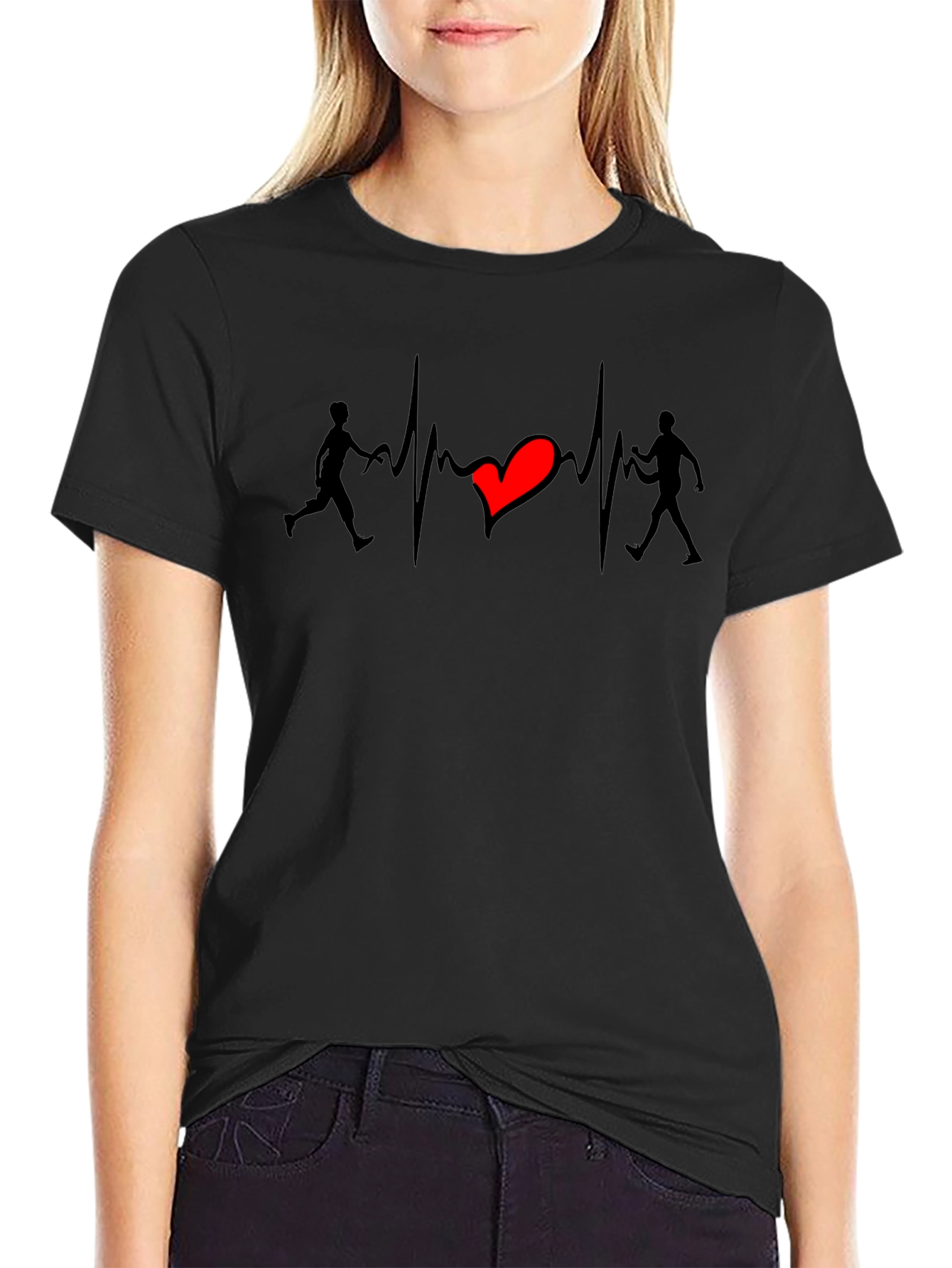 Heartbeat Runner T-Shirt - Love to Run!