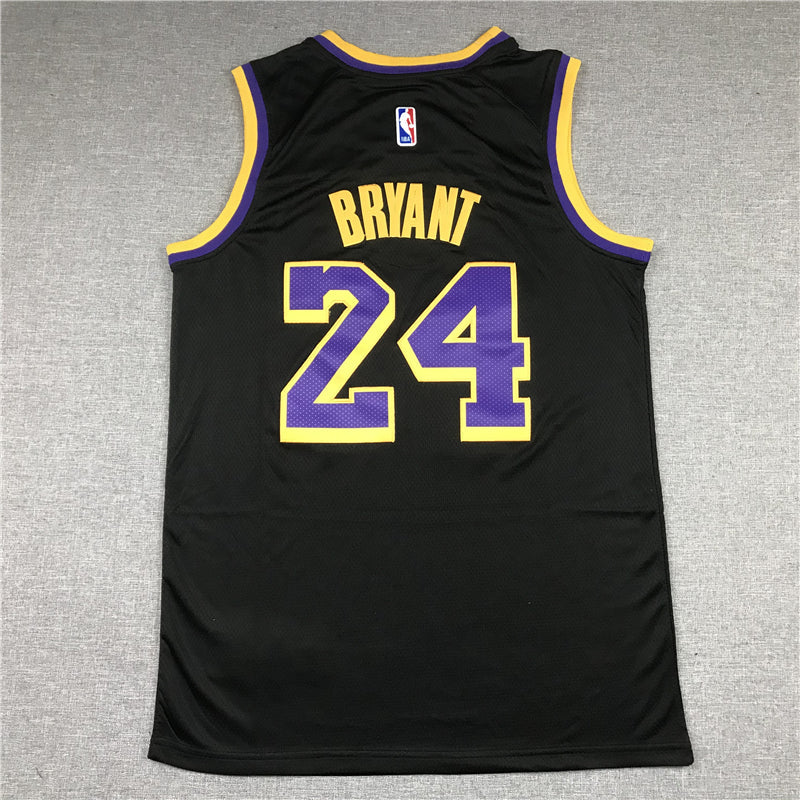 Men's Los Angeles Lakers Kobe Bryant #24 Black 2020/21 Swingman Player Jerseys
