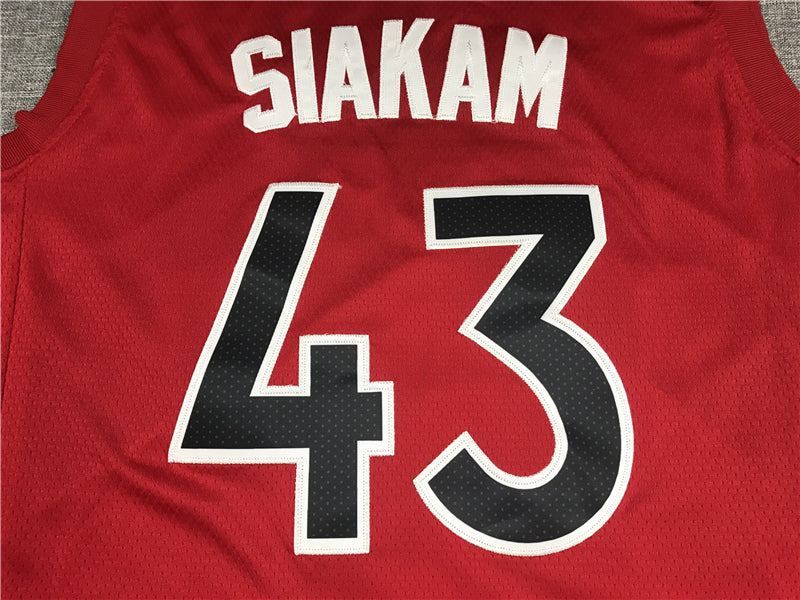 Men's Toronto Raptors Pascal Siakam Red 2021/22 Diamond Swingman Jerseys
