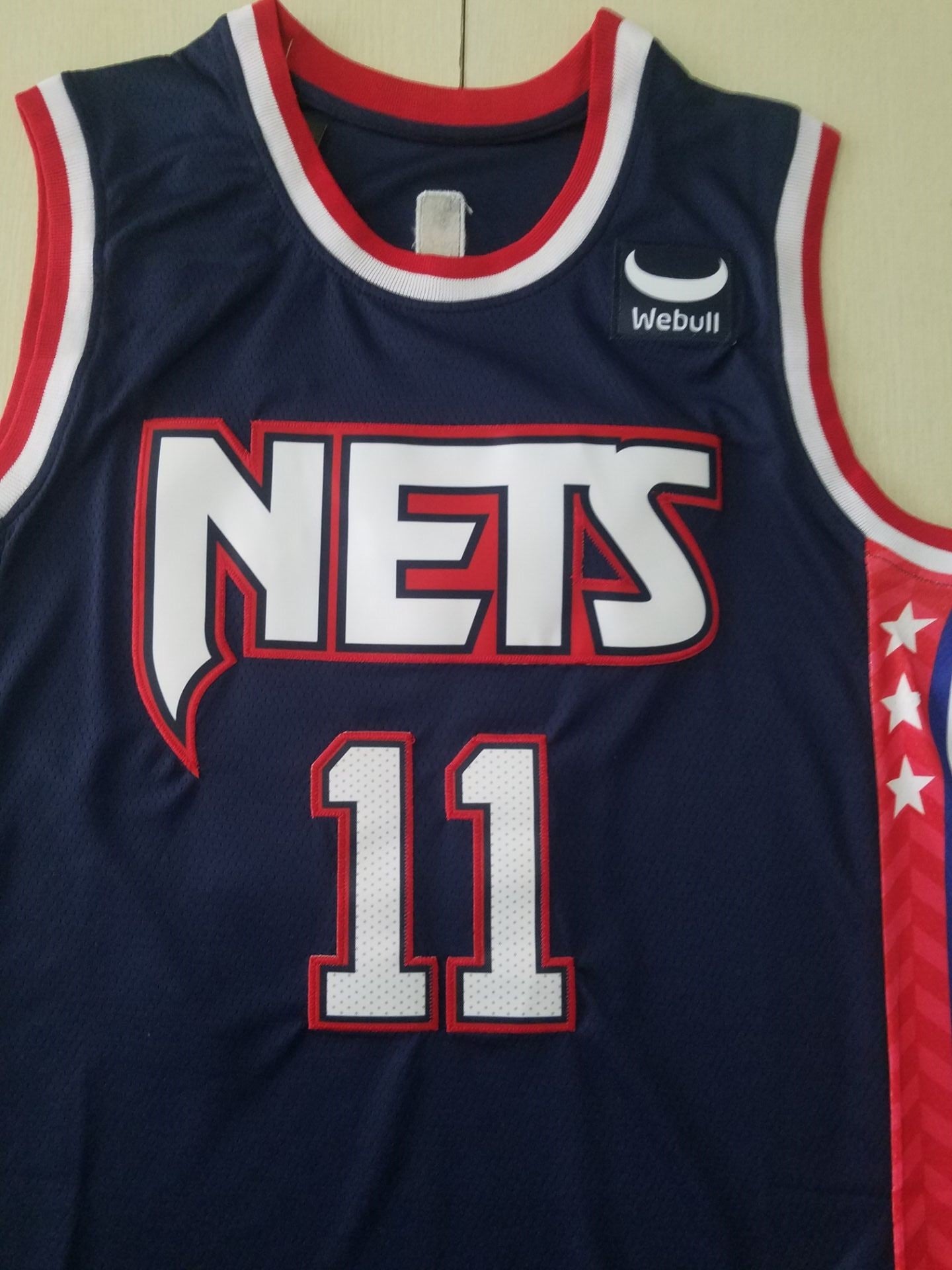 Men's Brooklyn Nets Kyrie Irving Navy 2021/22 Swingman Jerseys - City Edition