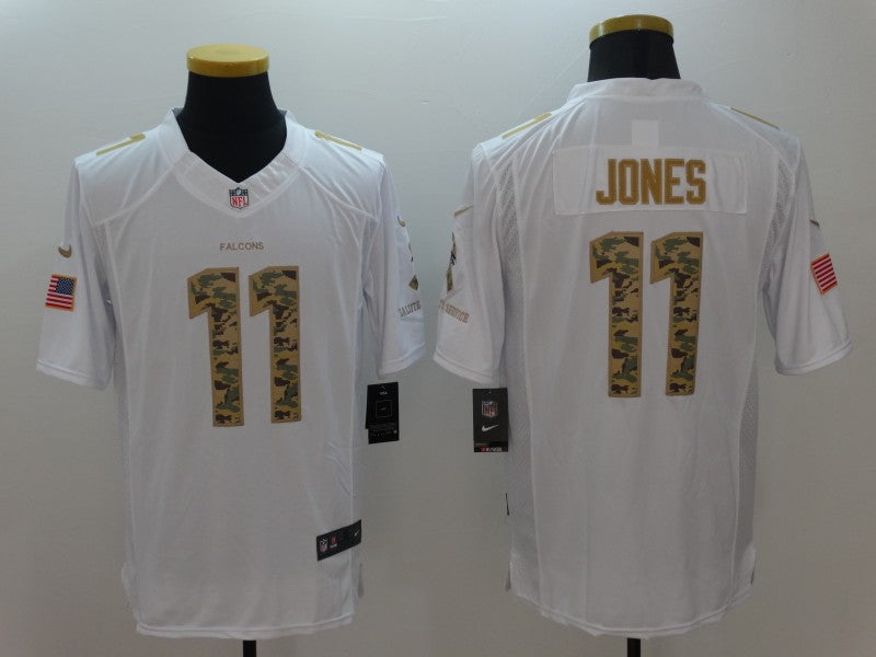 Men's Atlanta Falcons Julio Jones #11 White Alternate Game Jerseys