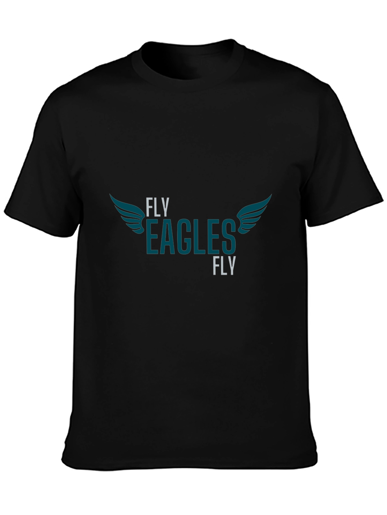 Fly Eagles Fly Graphic Tee - Black T-Shirt