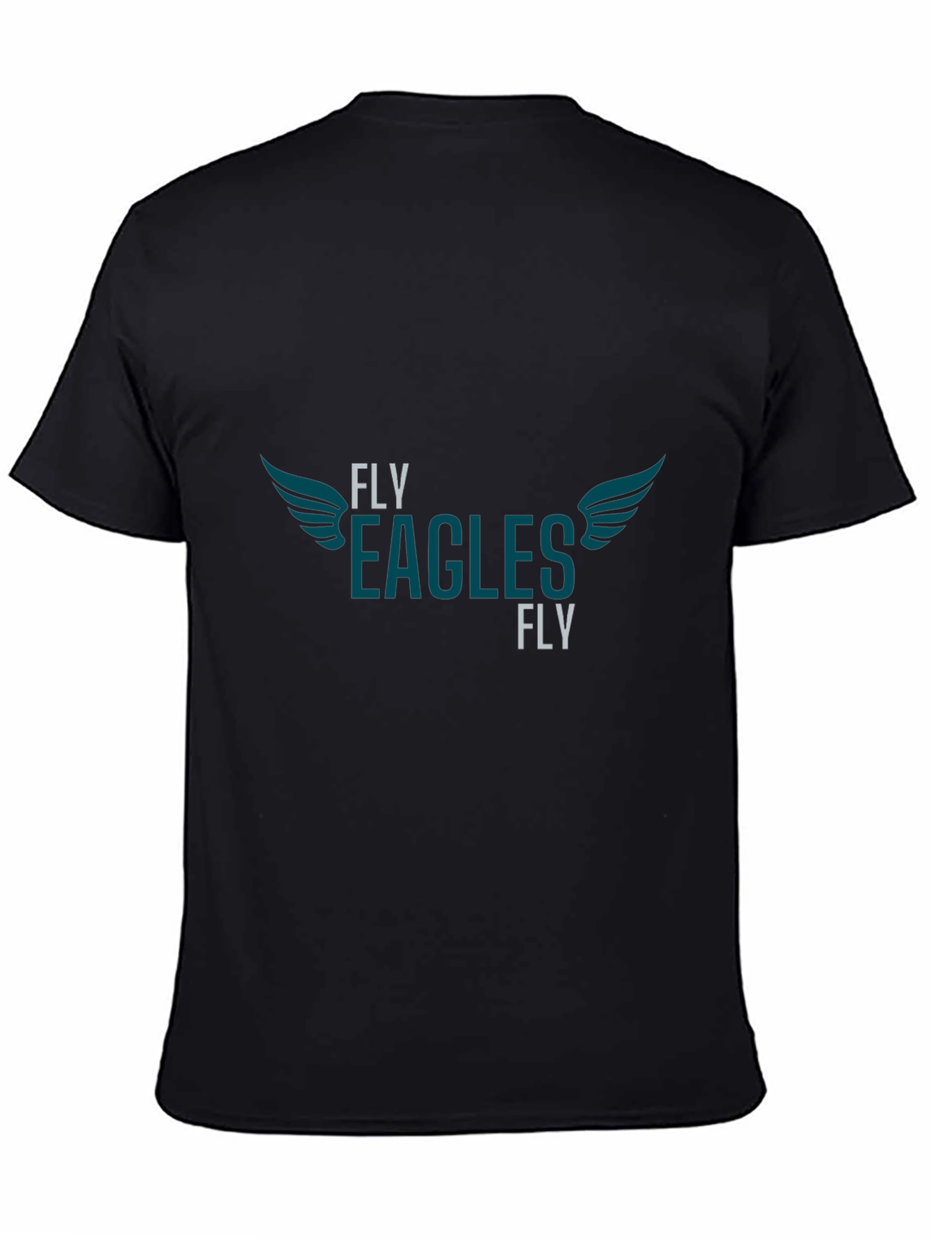 Fly Eagles Fly Graphic Tee - Black T-Shirt