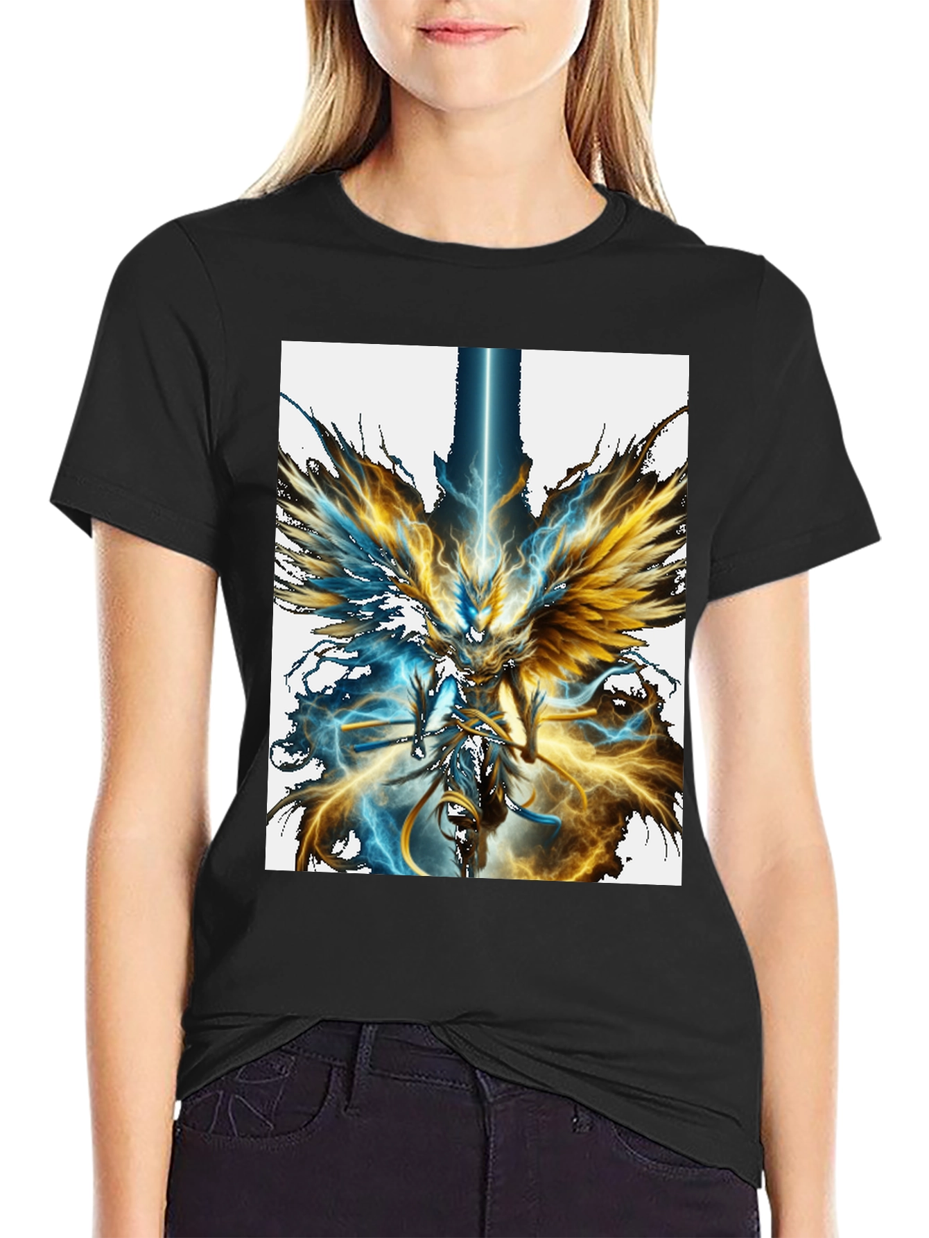 Winged Warrior Graphic T-Shirt