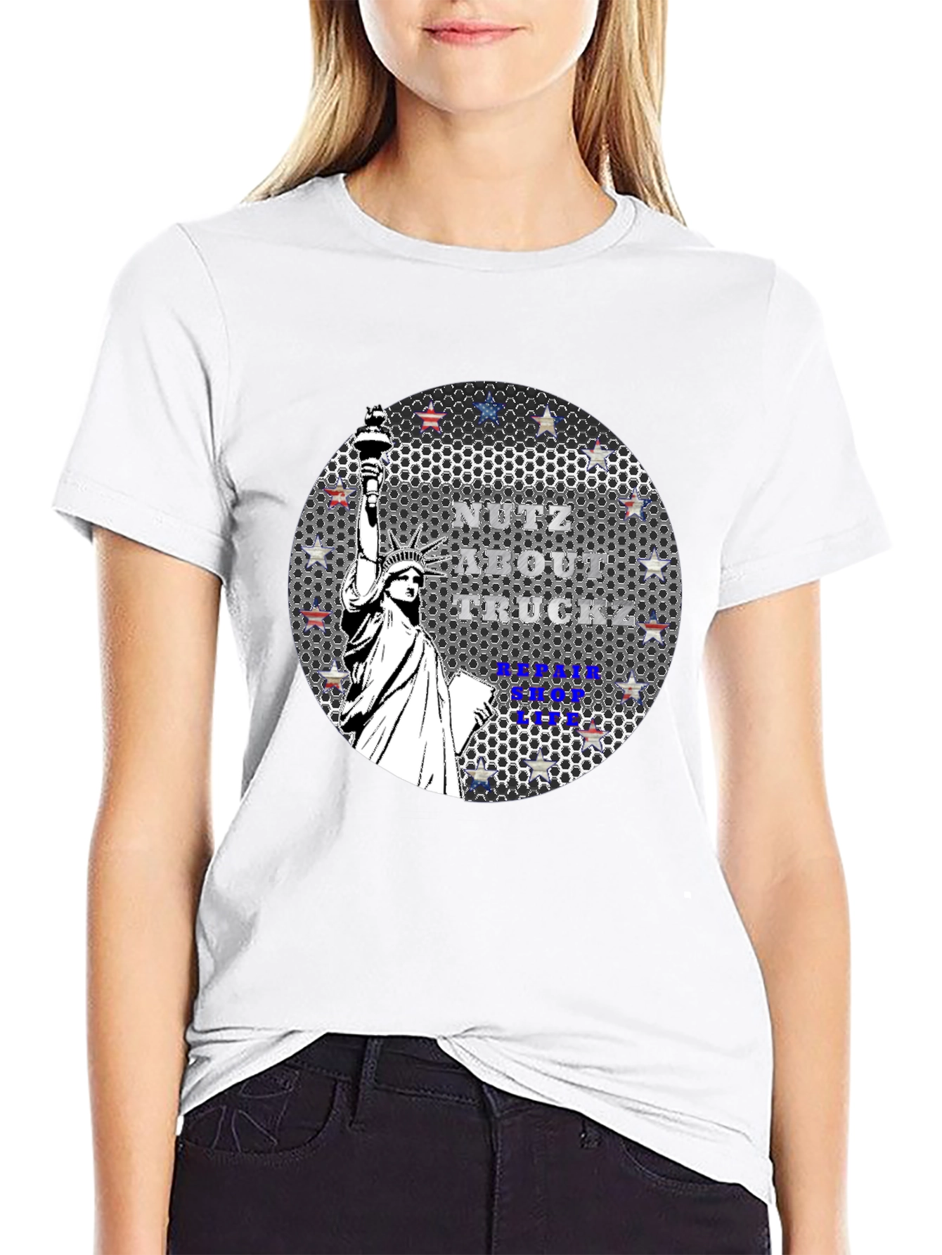 Statue of Liberty Nutz About Truck T-Shirt