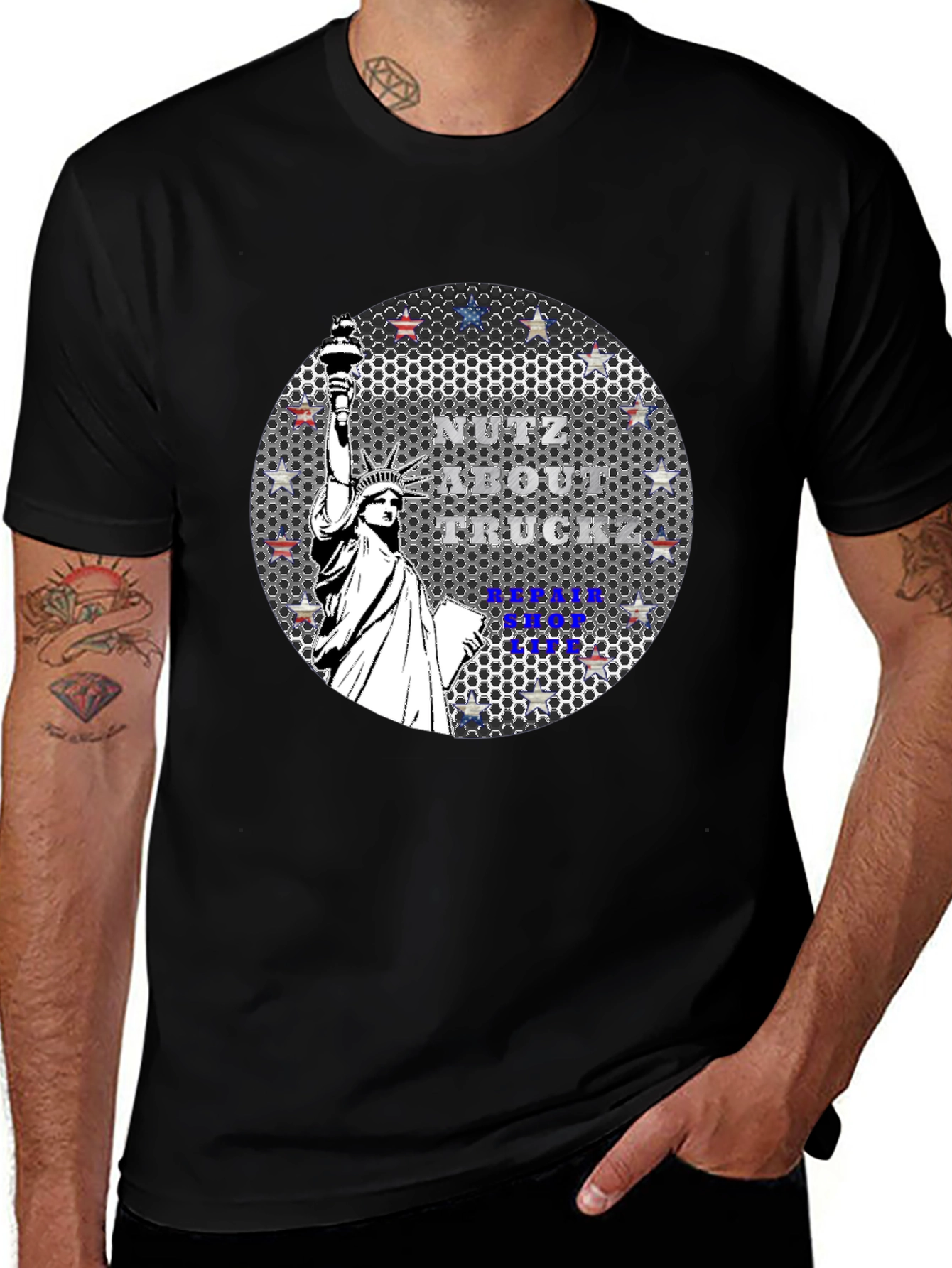 Statue of Liberty Nutz About Truck T-Shirt