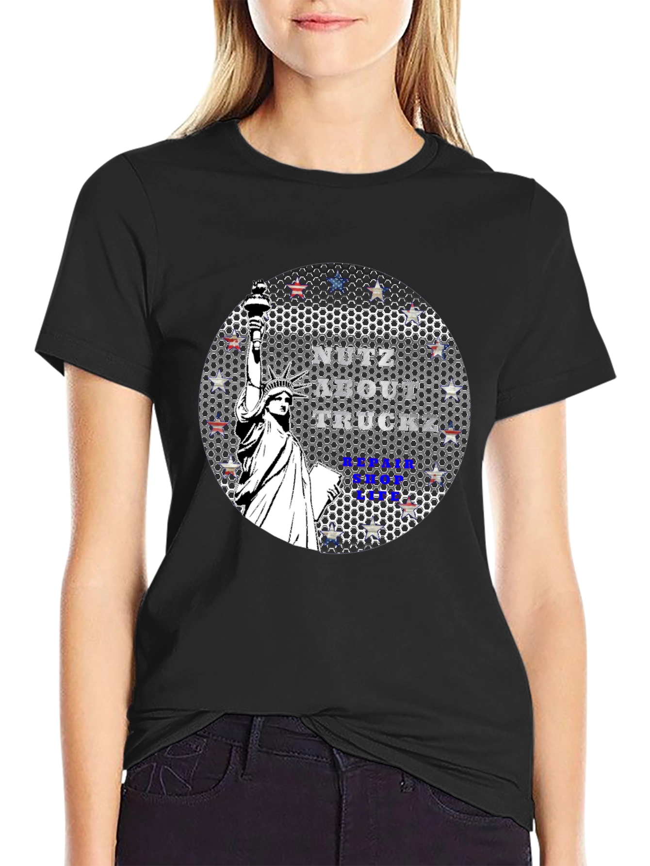 Statue of Liberty Nutz About Truck T-Shirt