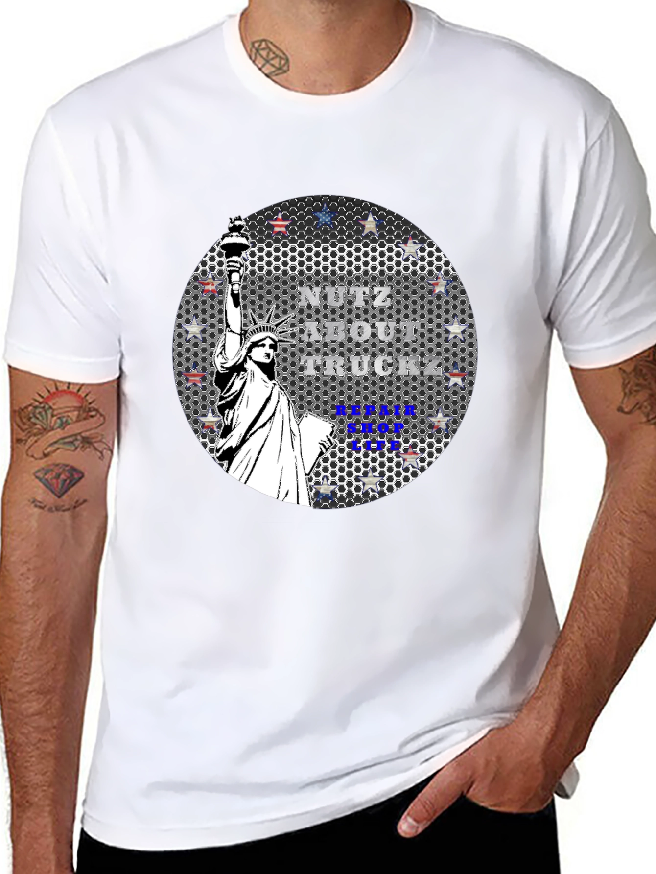 Statue of Liberty Nutz About Truck T-Shirt
