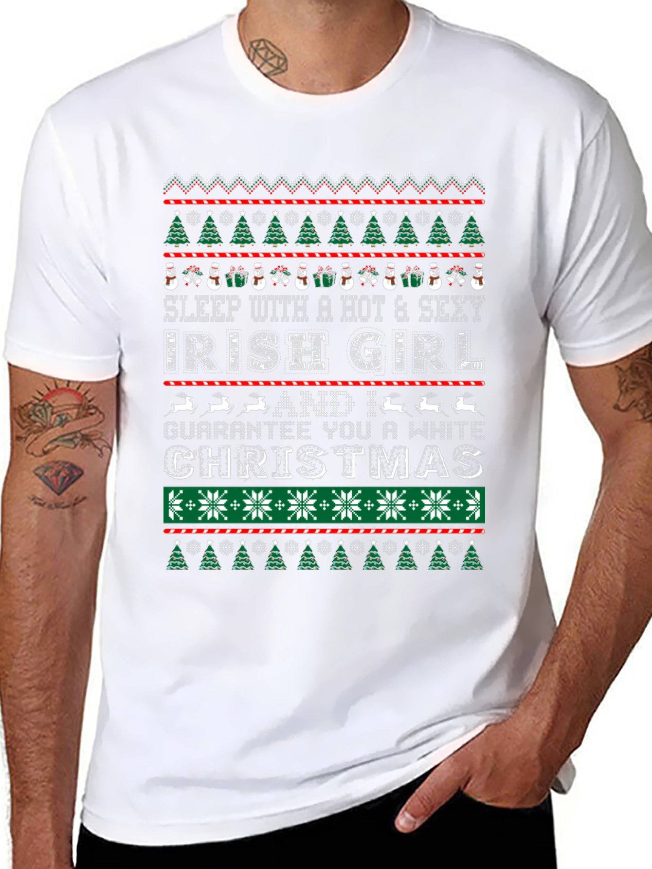 Irish Girl Christmas T-Shirt