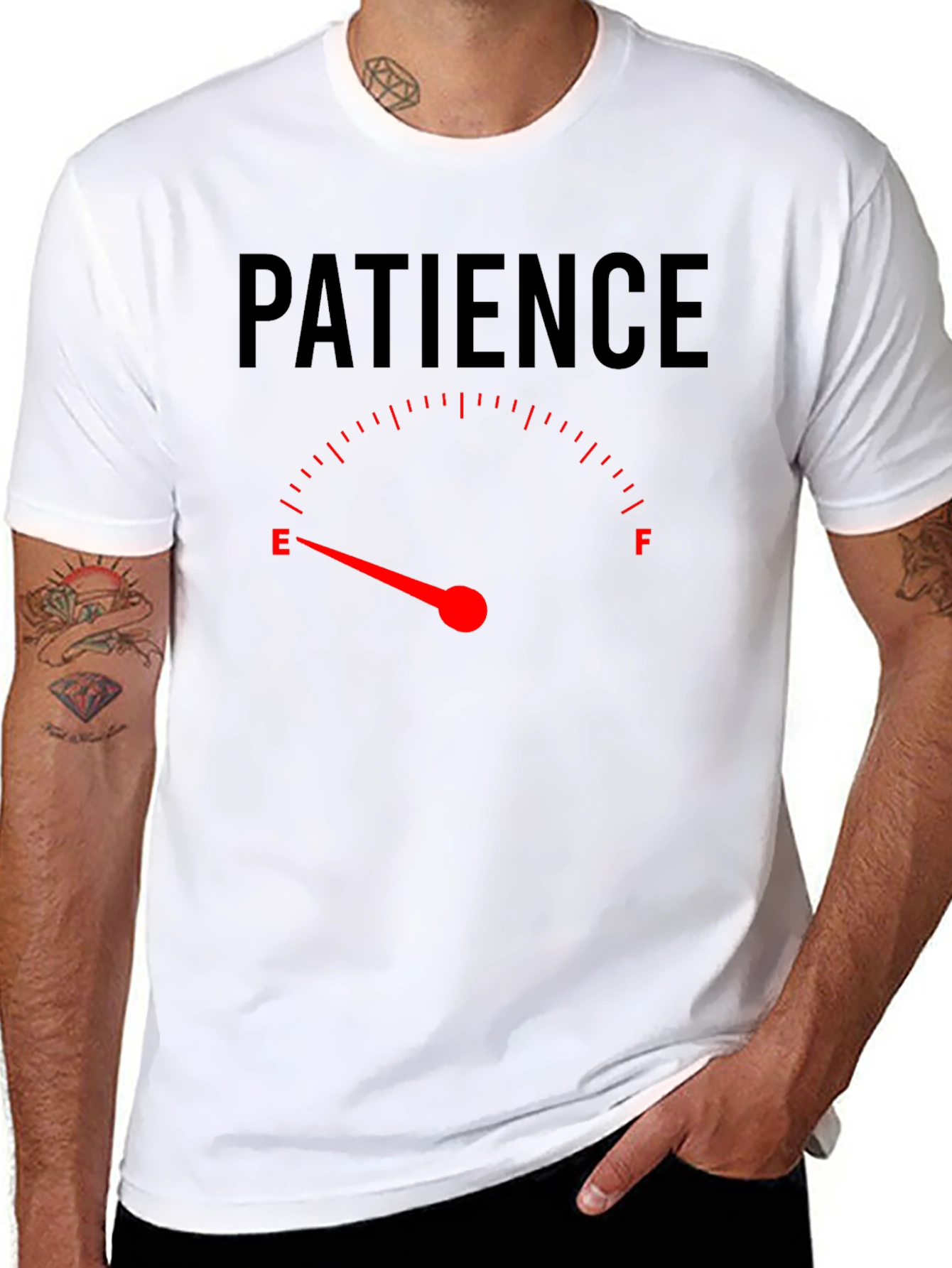 Patience Empty Funny Graphic T-Shirt