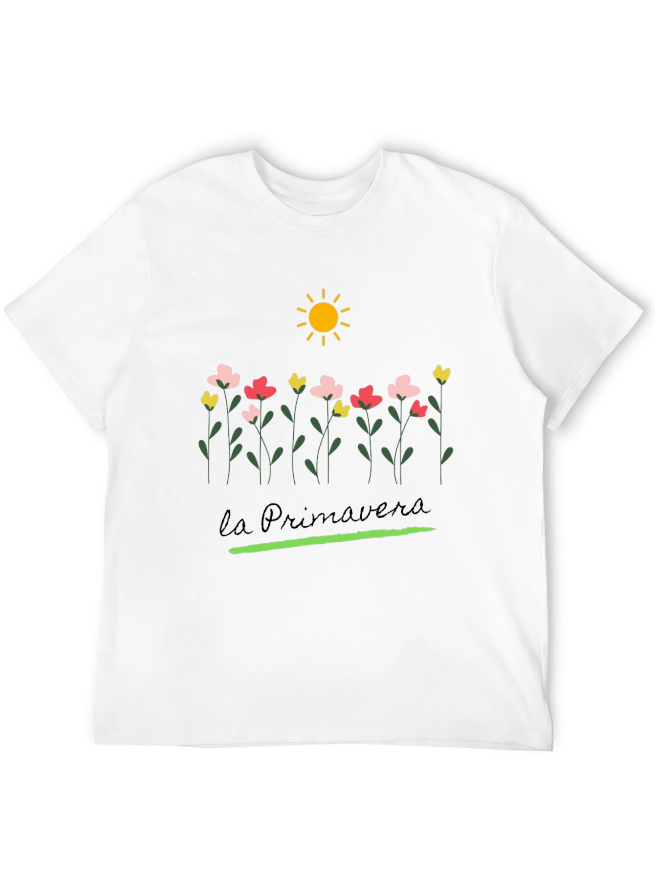 La Primavera Black T-Shirt