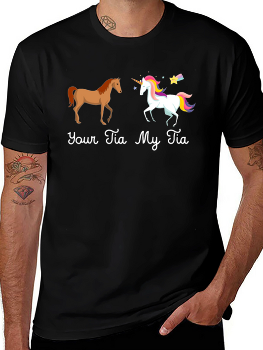 Your Tia My Tia Horse and Unicorn T-Shirt