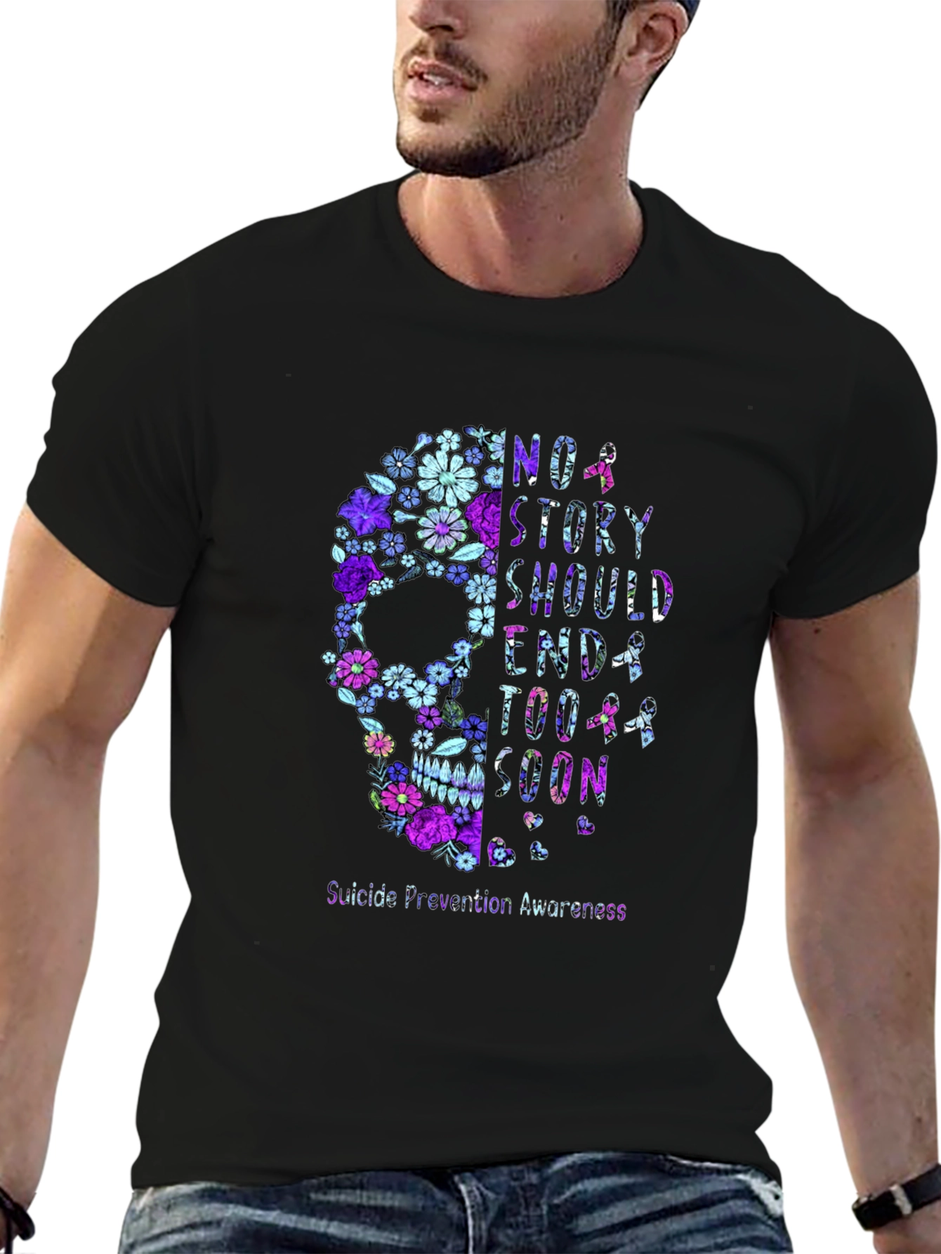 Suicide Prevention Awareness Graphic T-Shirt