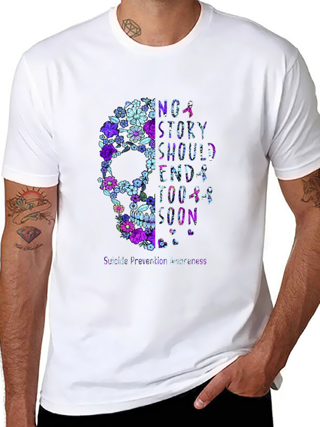 Suicide Prevention Awareness Graphic T-Shirt