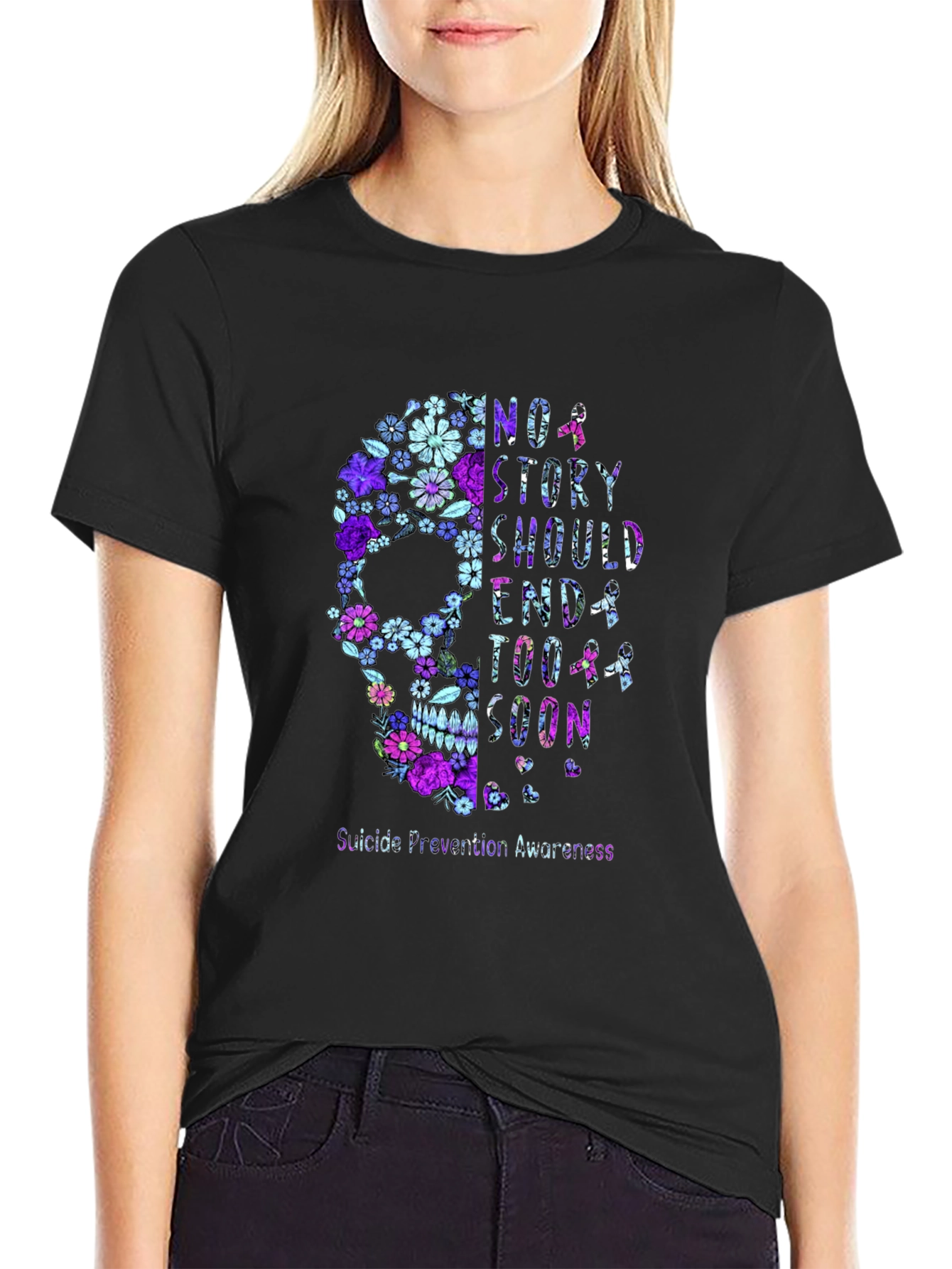 Suicide Prevention Awareness Graphic T-Shirt