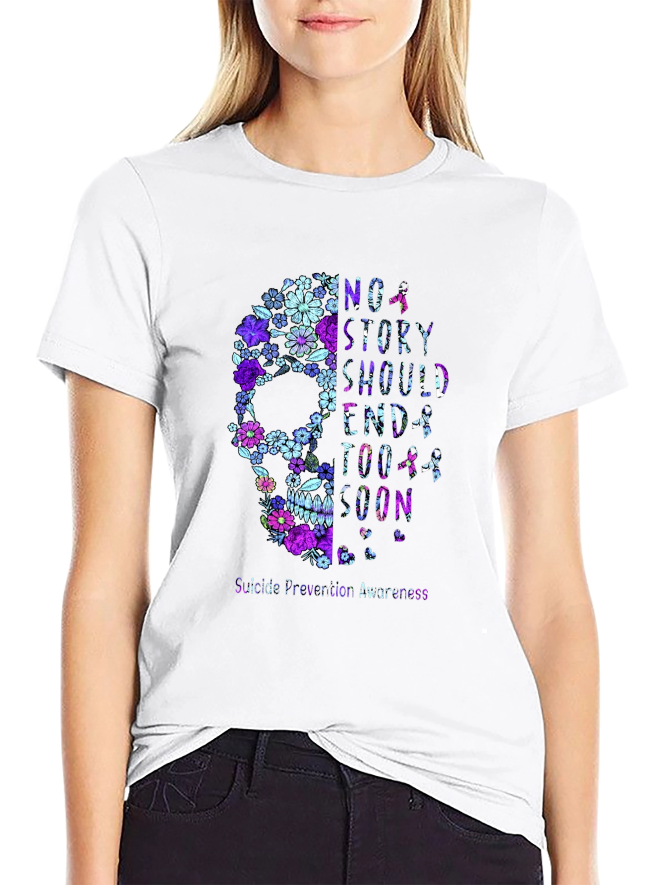 Suicide Prevention Awareness Graphic T-Shirt