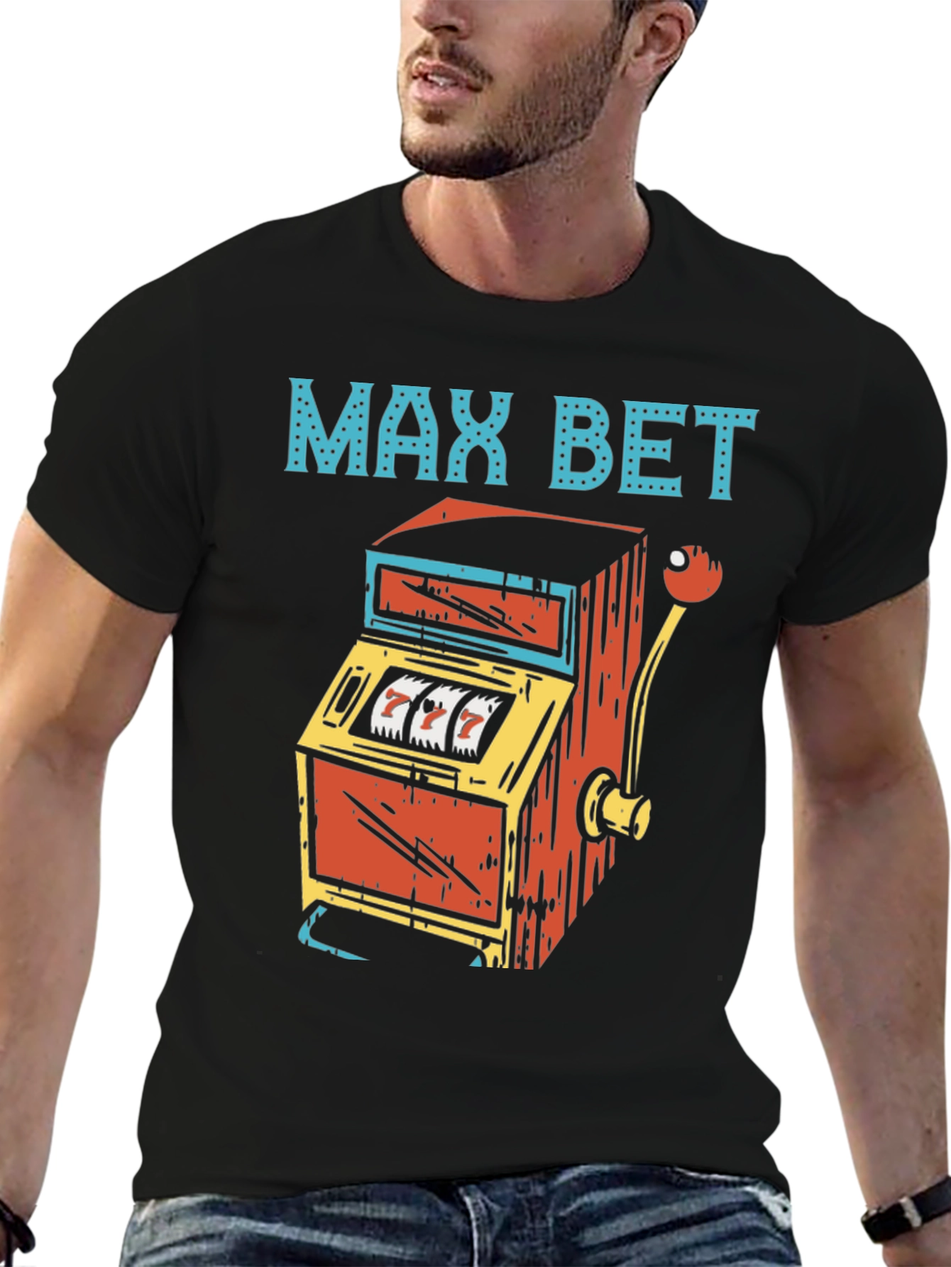 Max Bet T-Shirt - Lucky 7s Graphic Tee