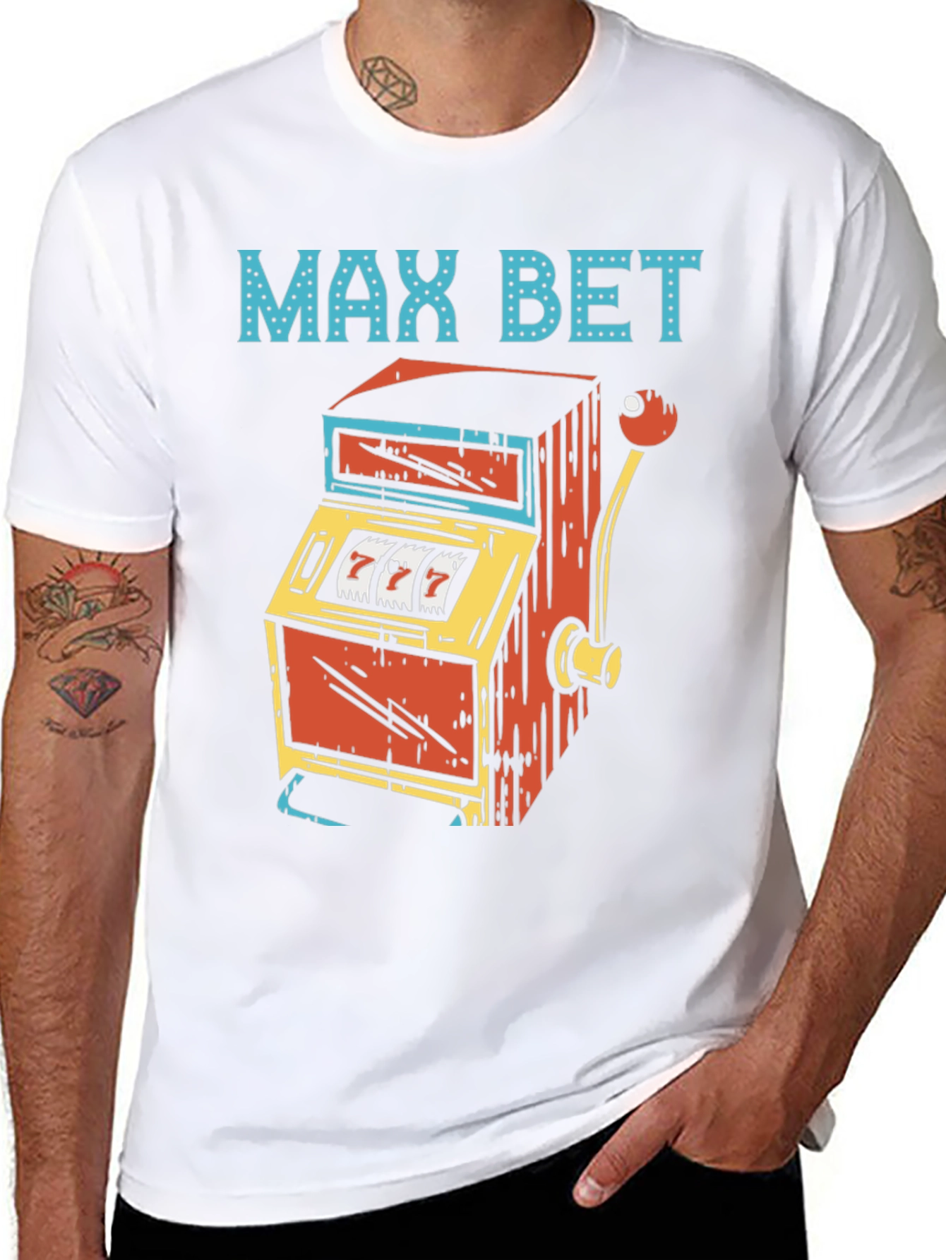 Max Bet T-Shirt - Lucky 7s Graphic Tee