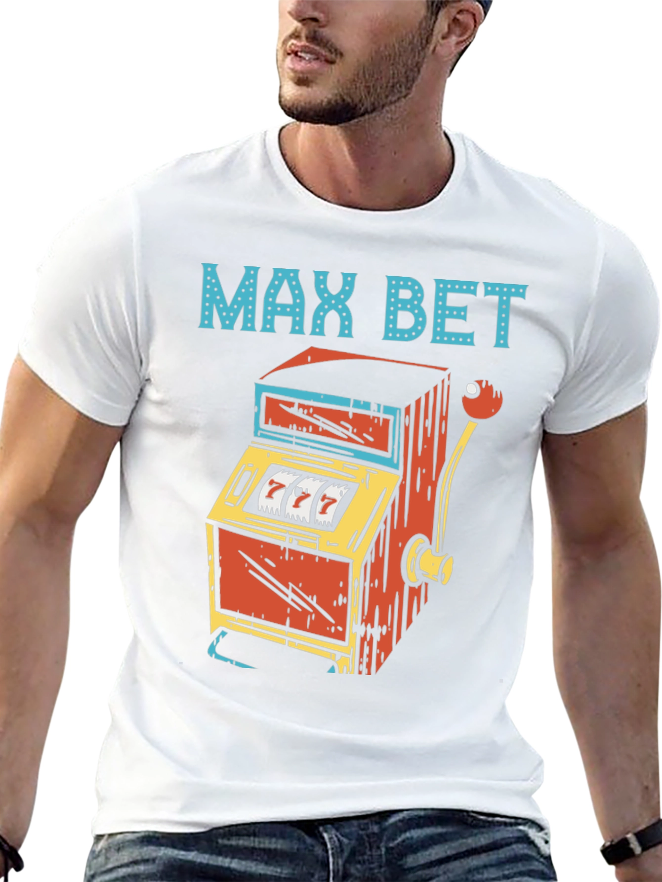 Max Bet T-Shirt - Lucky 7s Graphic Tee