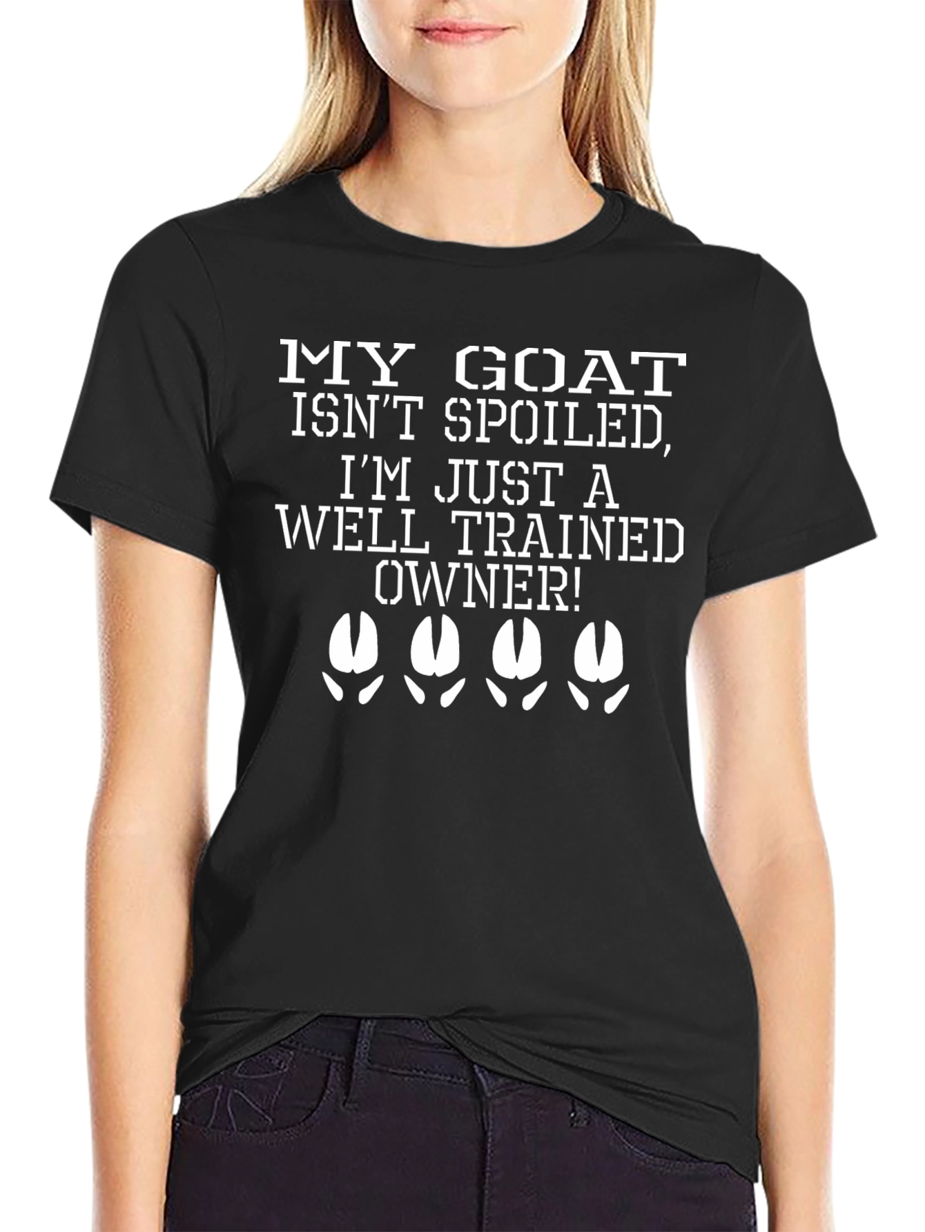 Funny Goat Owner Graphic T-Shirt
