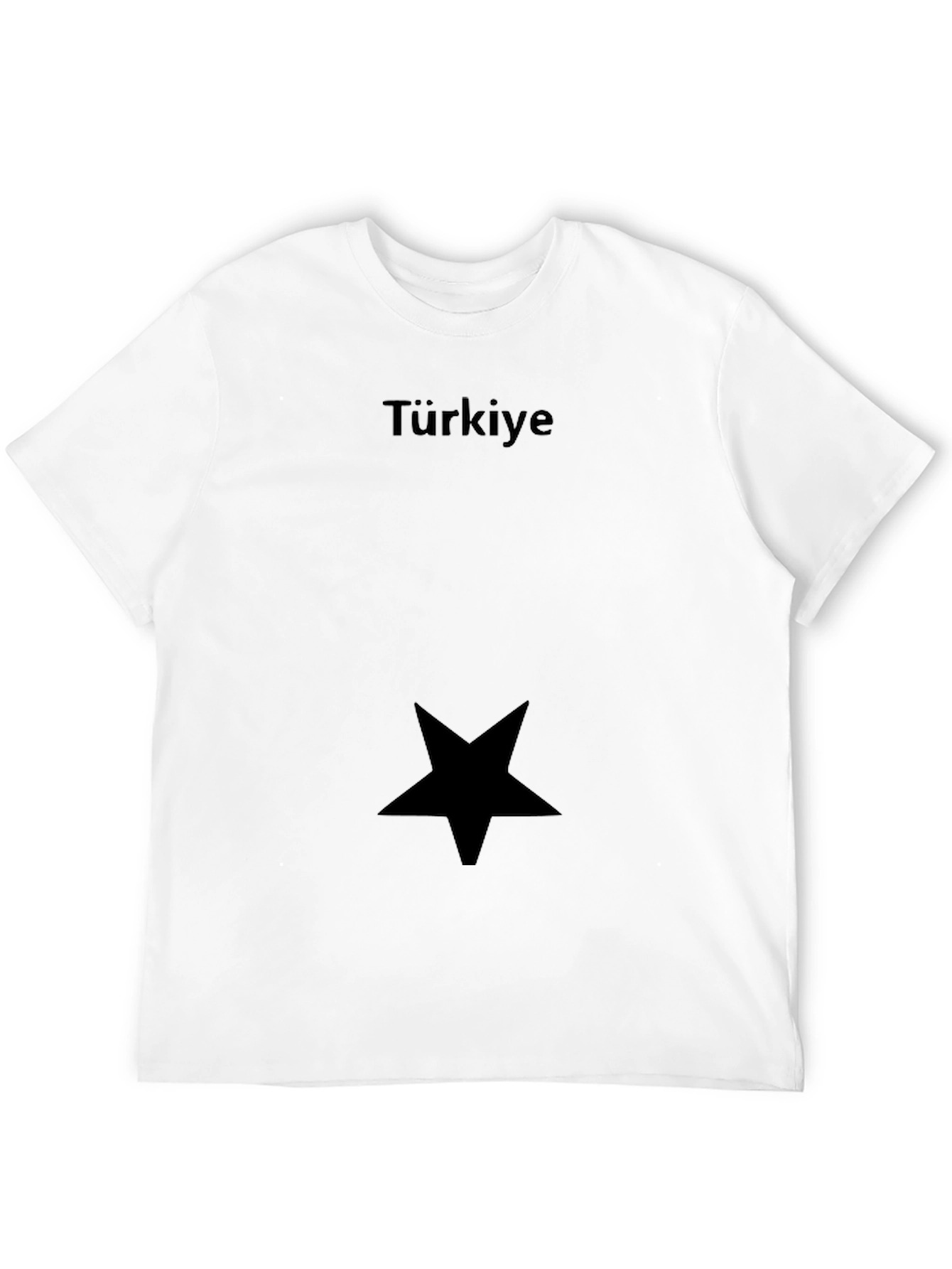 Türkiye Star Black T-Shirt