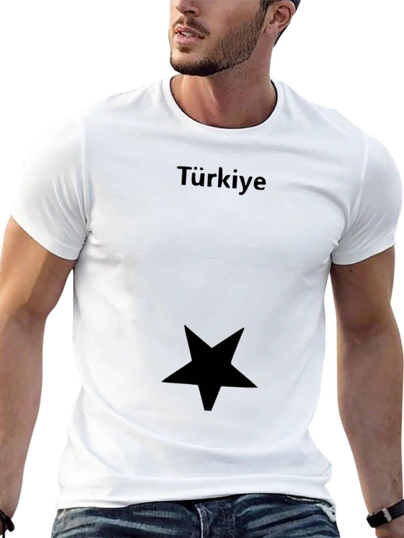 Türkiye Star Black T-Shirt