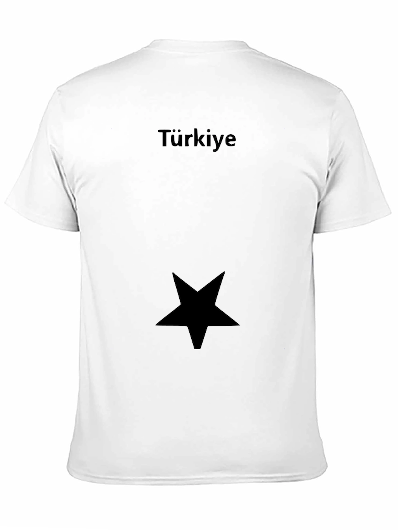 Türkiye Star Black T-Shirt