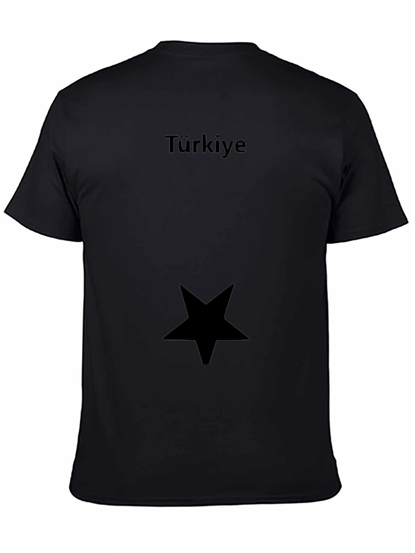 Türkiye Star Black T-Shirt