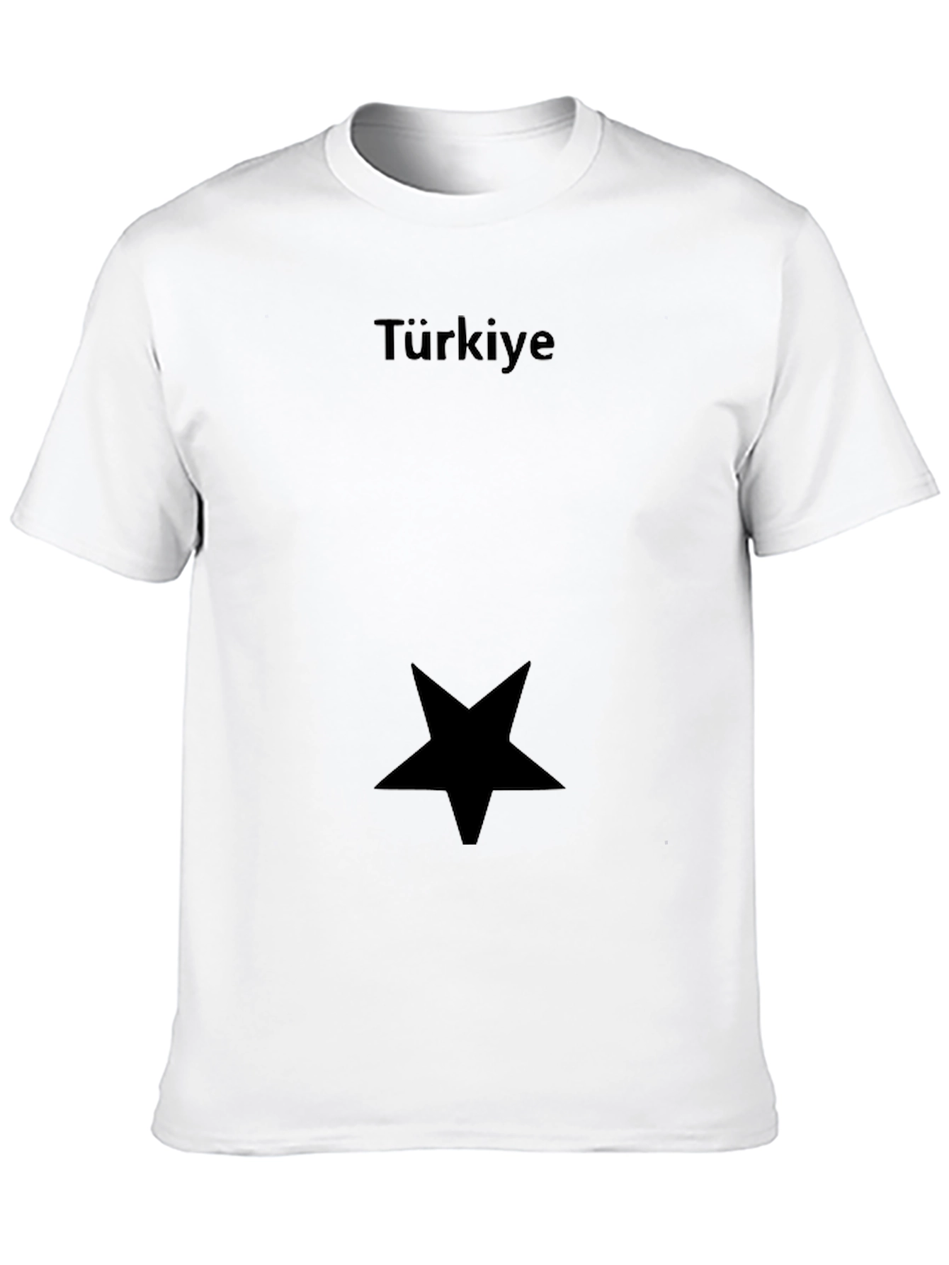 Türkiye Star Black T-Shirt