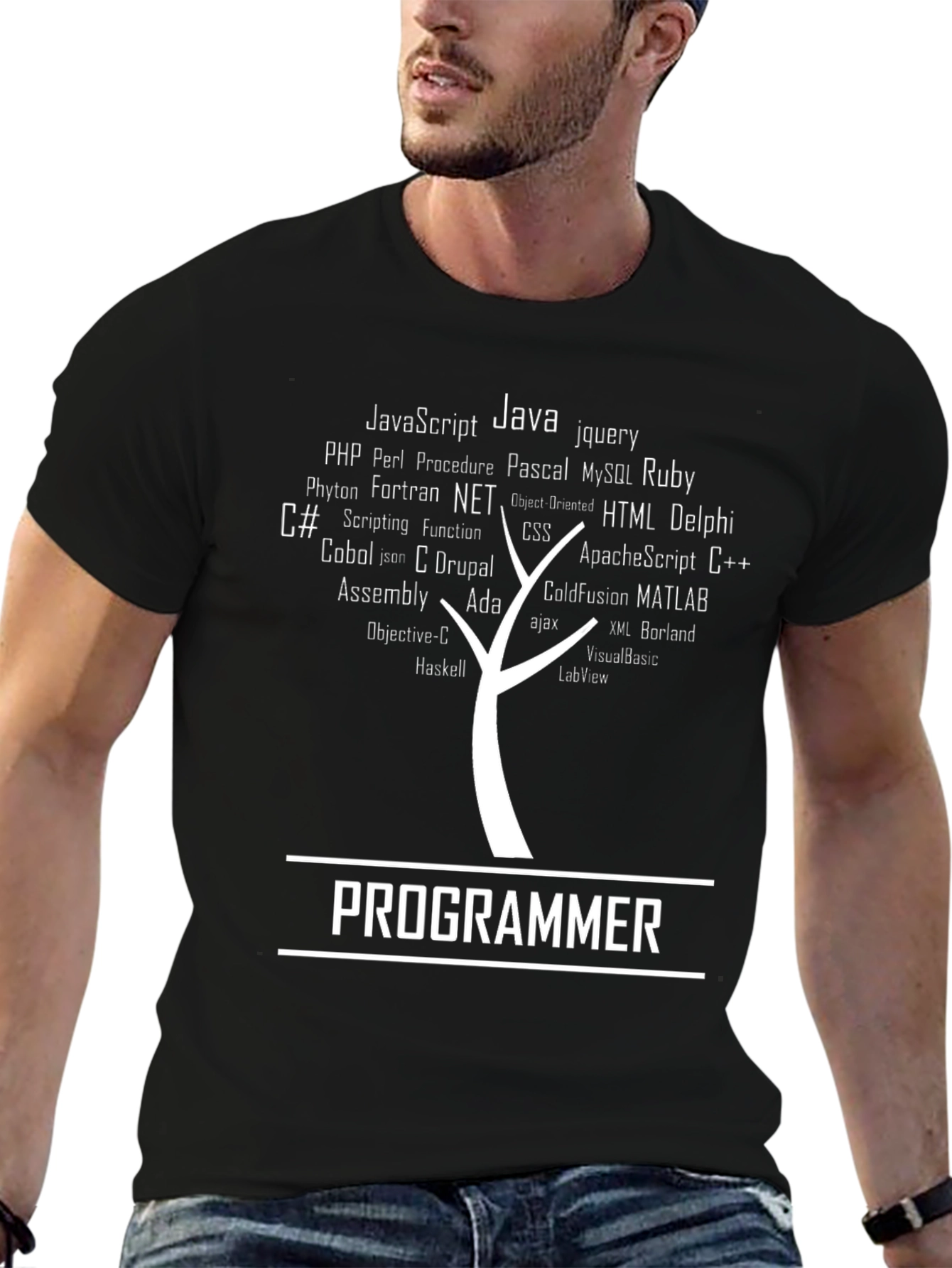 Programmer Language Tree Graphic Tee