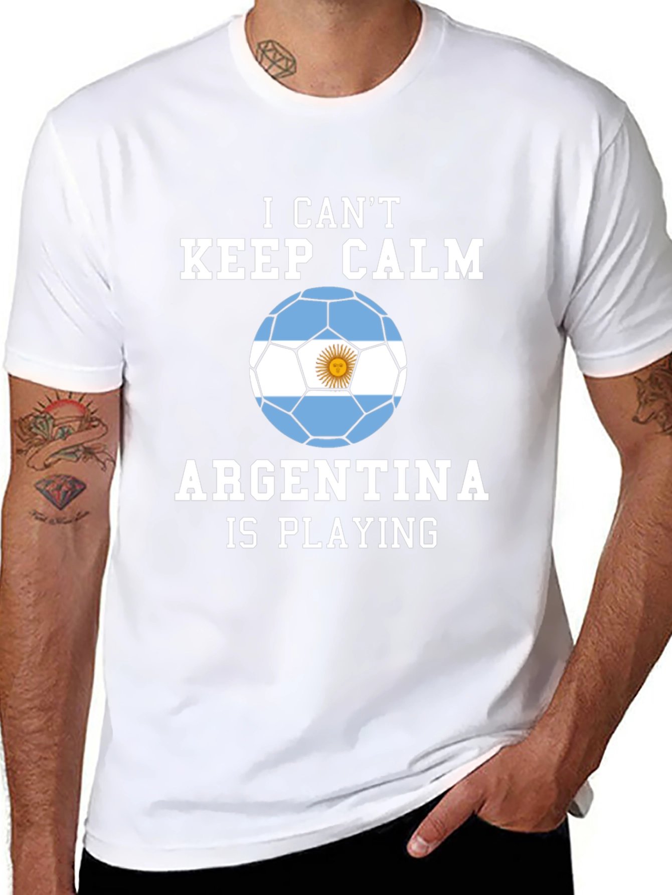 Argentina Soccer Fan T-Shirt - Keep Calm!