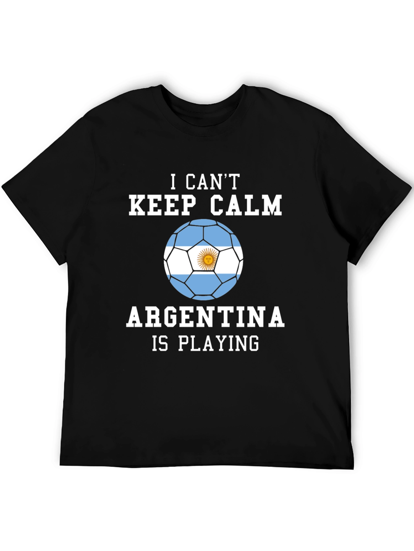 Argentina Soccer Fan T-Shirt - Keep Calm!