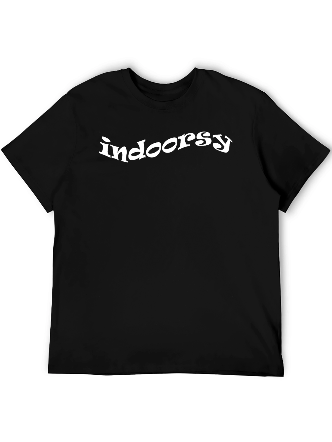 Indoorsy Black T-Shirt
