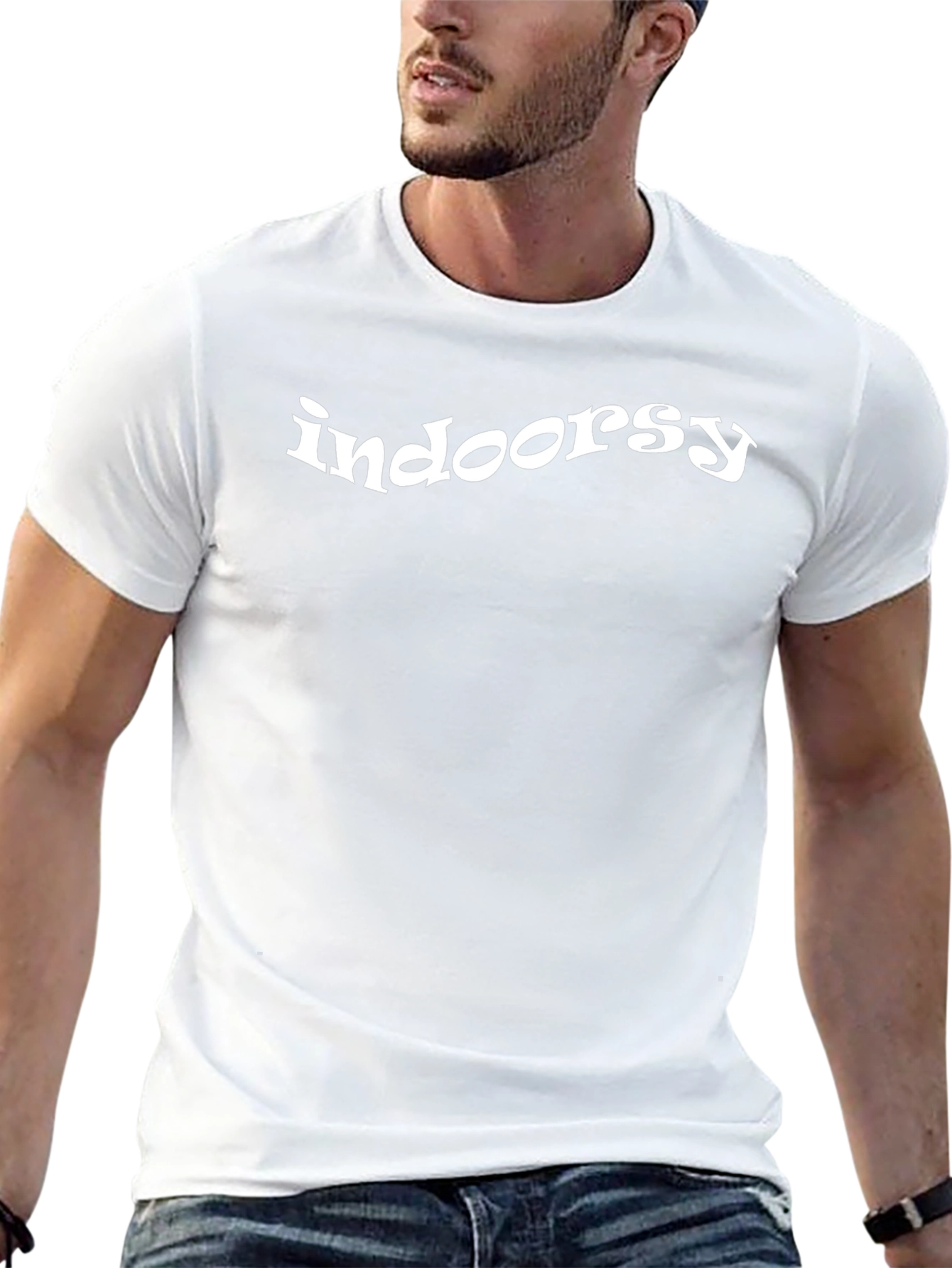 Indoorsy Black T-Shirt
