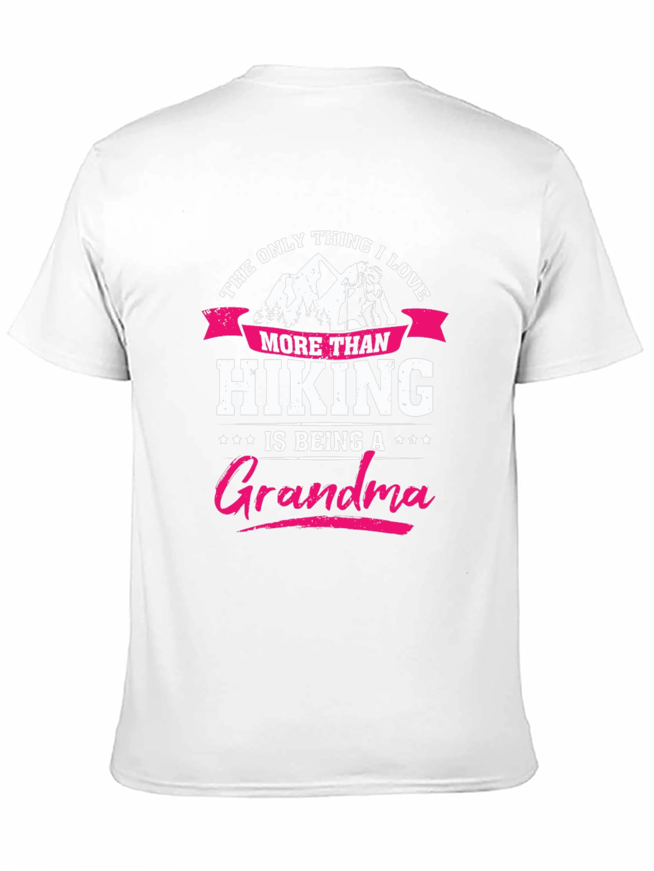 Hiking Grandma T-Shirt - Black