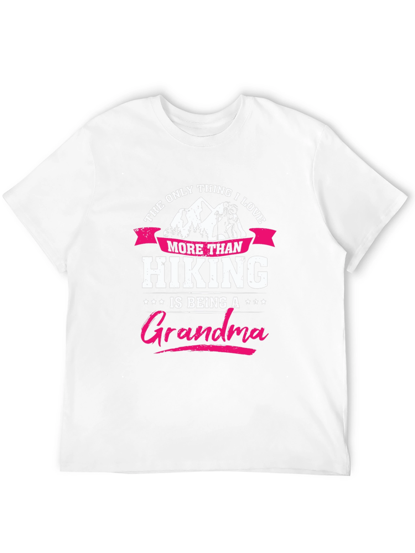 Hiking Grandma T-Shirt - Black