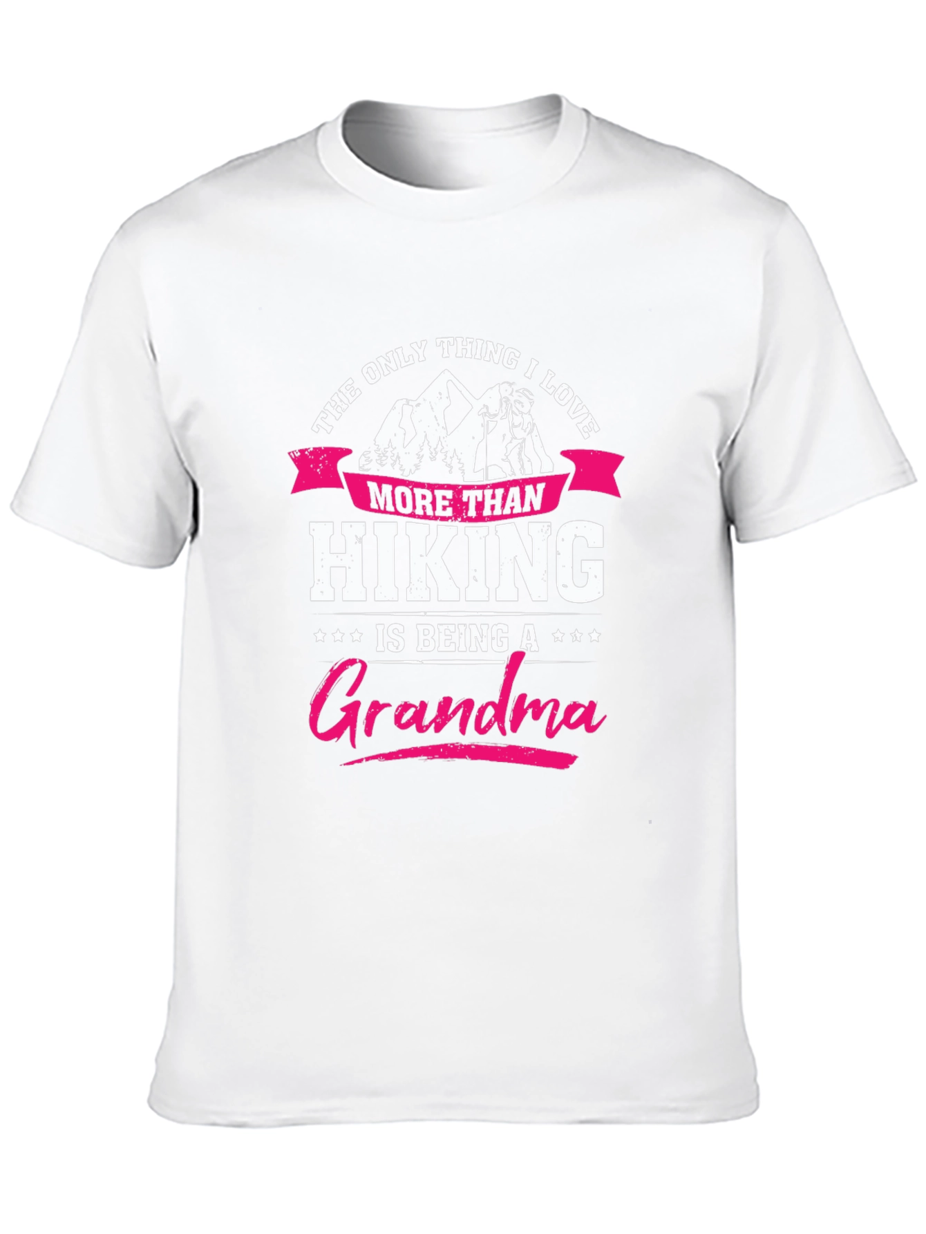 Hiking Grandma T-Shirt - Black